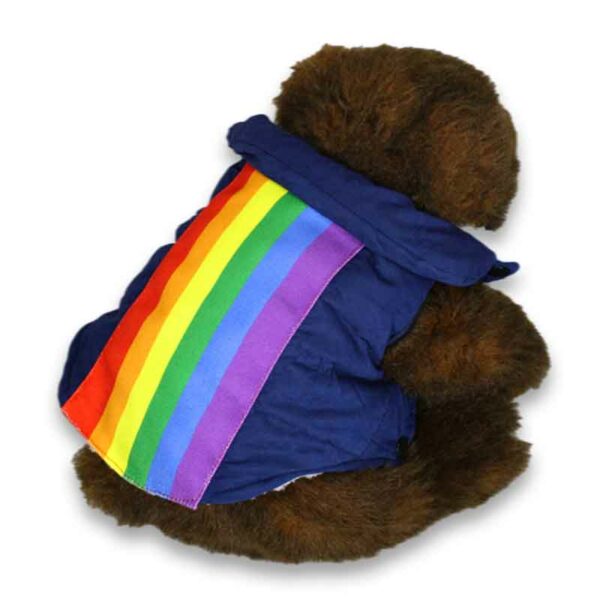 abrigos para perros pequeños chubasqueros impermeable bandera gay