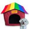 Casetas para perros pequeños bandera gay